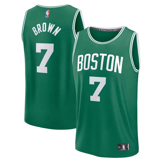 Boston Celtics Jaylen Brown Fanatics Youth Fast Break Replica Player Jersey - Icon Edition - Kelly Green