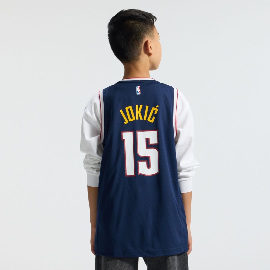 Denver Nuggets Nikola Jokic Fanatics Youth Fast Break Replica Player Jersey - Icon Edition - Navy