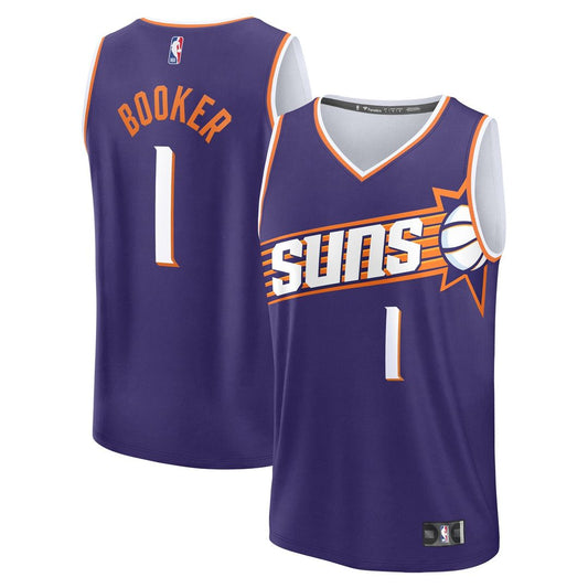 Phoenix Suns Devin Booker Fanatics Big & Tall Fast Break Jersey - Icon Edition - Purple