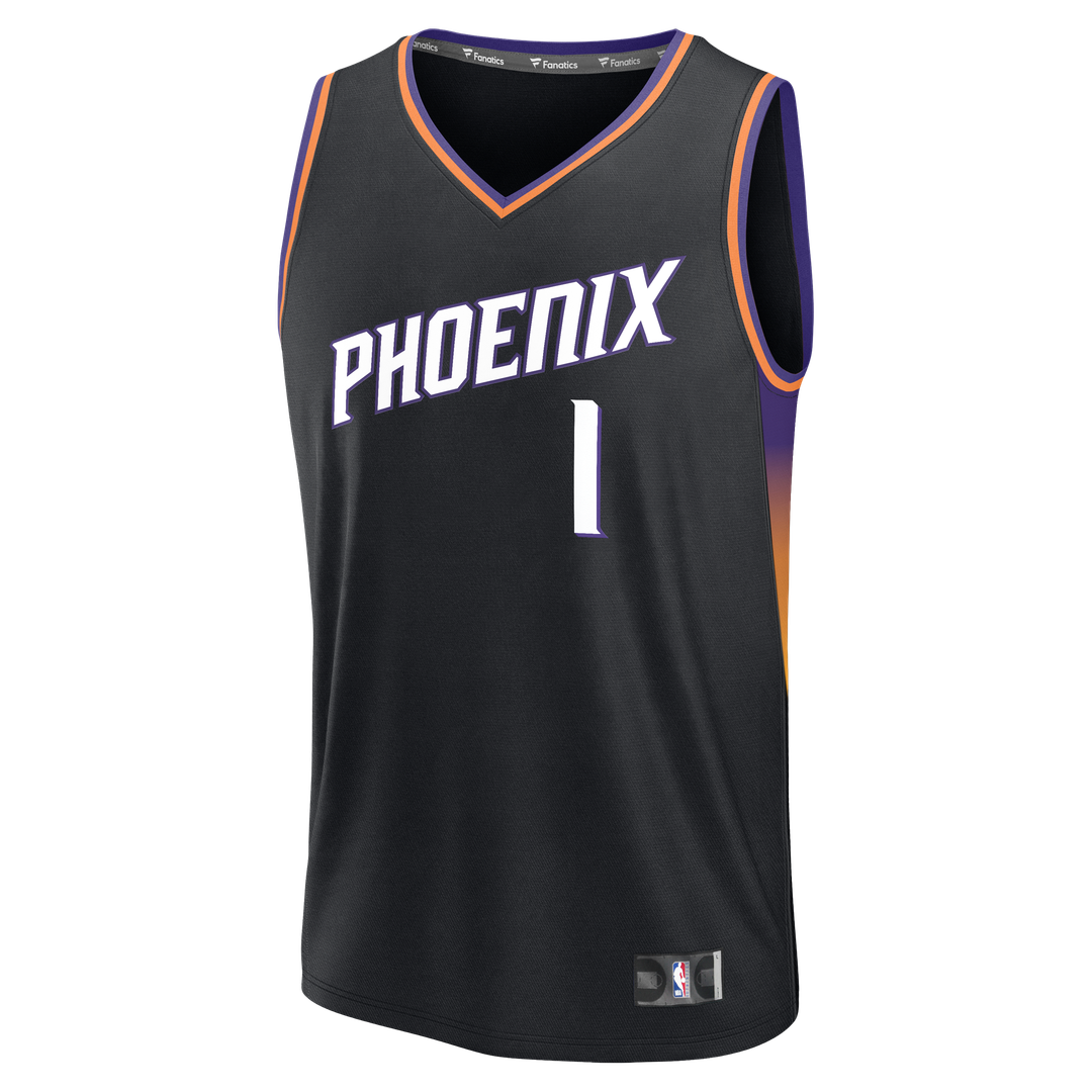 Phoenix Suns Devin Booker Fanatics Youth Fast Break Jersey - Statement Edition - Black