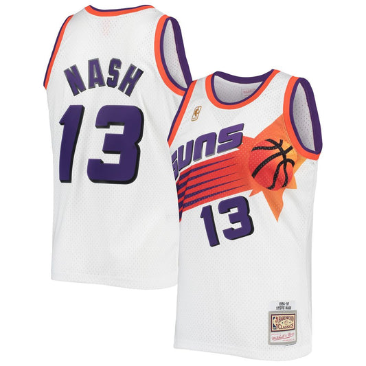 Phoenix Suns Steve Nash Mitchell & Ness 1996/97 Hardwood Classics Swingman Jersey - White