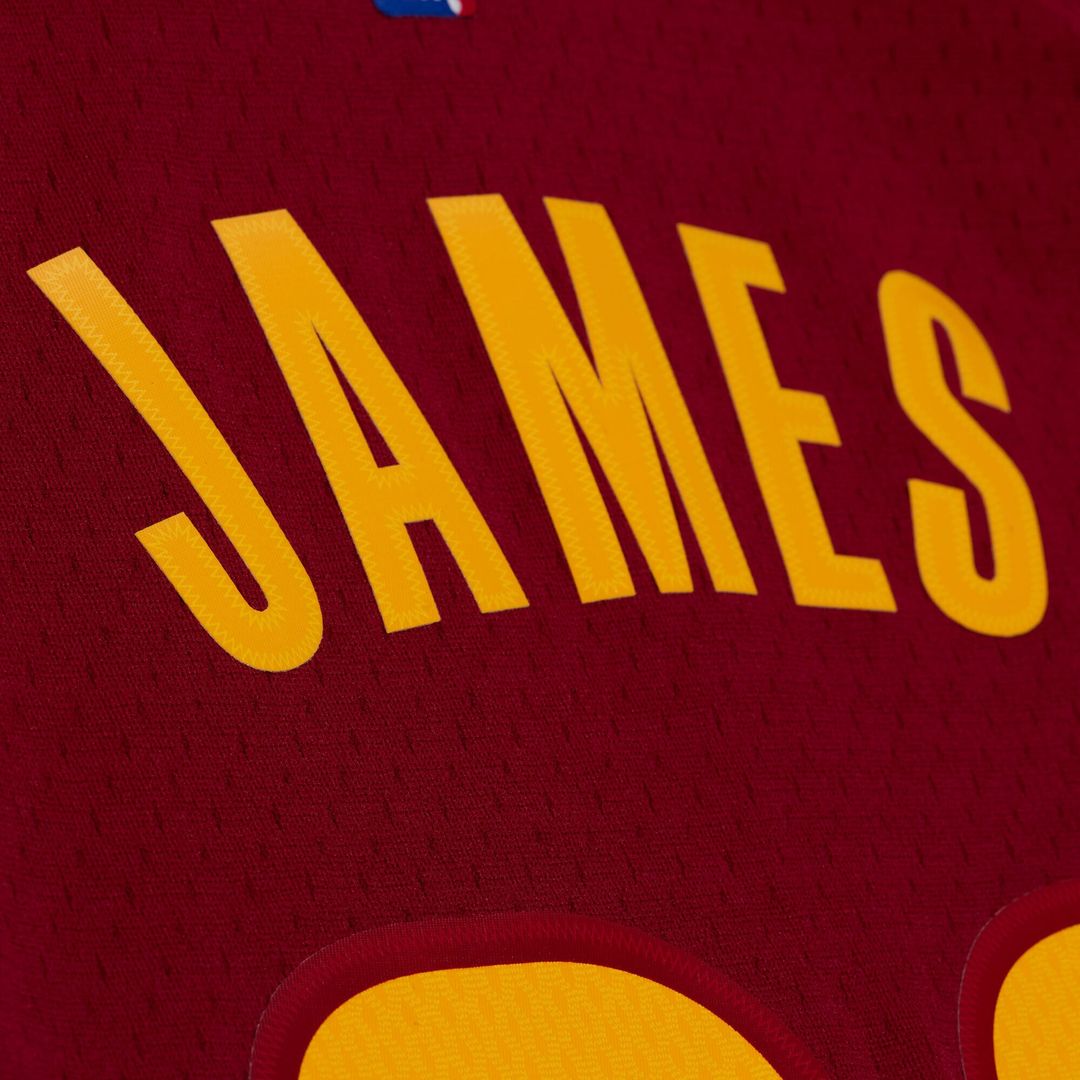 Cleveland Cavaliers LeBron James Mitchell & Ness 2015 - 16 Swingman Jersey - Wine