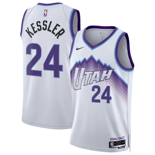 Utah Jazz Walker Kessler Nike Unisex Swingman Jersey - Association Edition - White