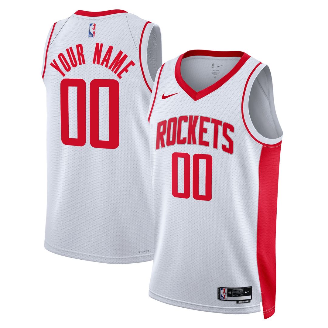 Houston Rockets Nike Unisex Swingman Custom Jersey Red - Icon Edition