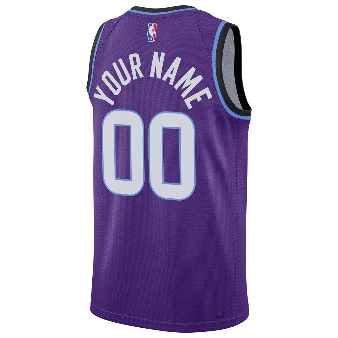 Utah Jazz Nike Unisex Swingman Custom Jersey - Icon Edition - Purple