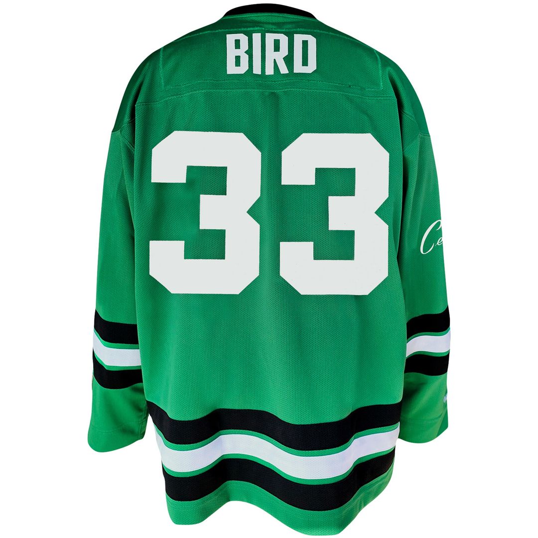 Boston Celtics Larry Bird Mitchell & Ness Big & Tall NBA Hockey Jersey - Kelly Green
