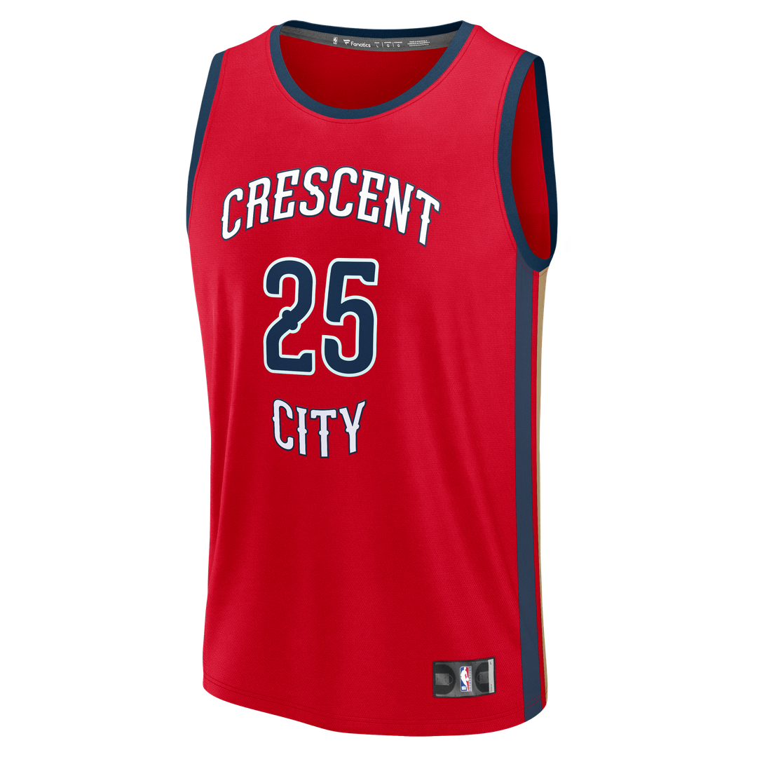 New Orleans Pelicans Trey Murphy III Fanatics Fast Break Replica Player Jersey - Statement Edition - Red