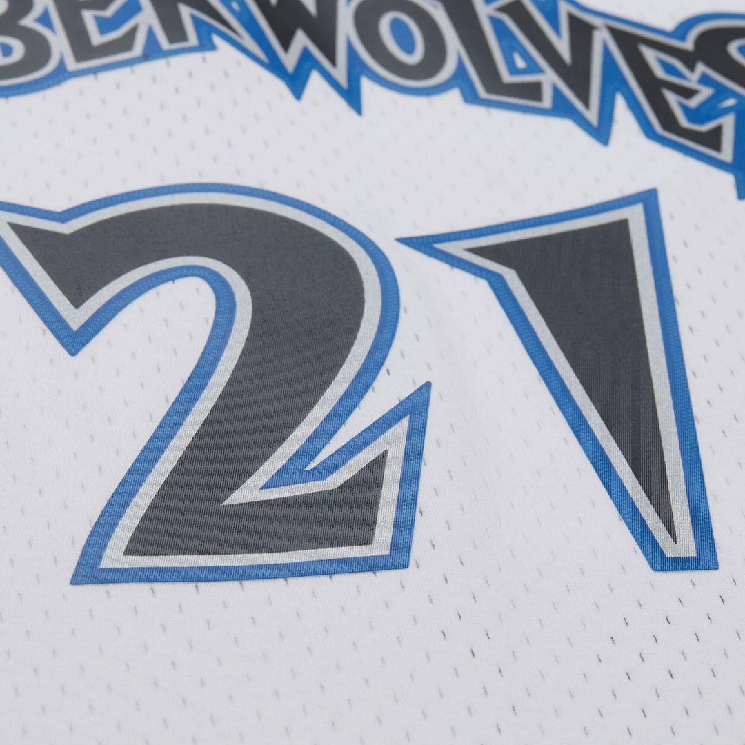 Minnesota Timberwolves Kevin Garnett Mitchell & Ness Hardwood Classics Swingman Jersey - White