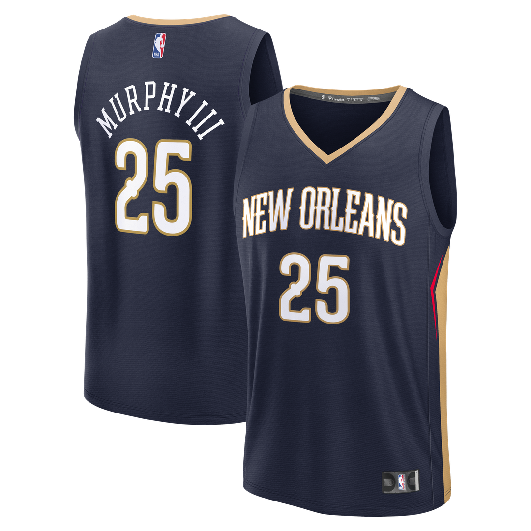 New Orleans Pelicans Trey Murphy III Fanatics Fast Break Replica Jersey - Navy - Icon Edition