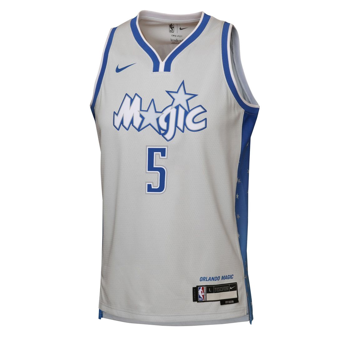 Orlando Magic Paolo Banchero Nike Youth 2025/26 City Edition Swingman Jersey - Silver