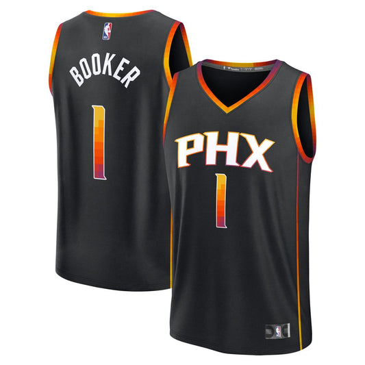 Phoenix Suns Devin Booker Fanatics Youth Fast Break Replica Player Jersey - Statement Edition - Black