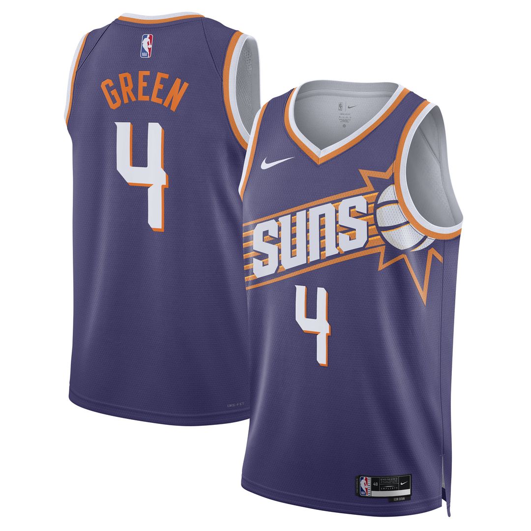 Phoenix Suns Jalen Green Nike Unisex Swingman Jersey - Purple - Icon Edition