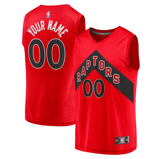 Toronto Raptors Fanatics Fast Break Replica Custom Jersey - Icon Edition - Red