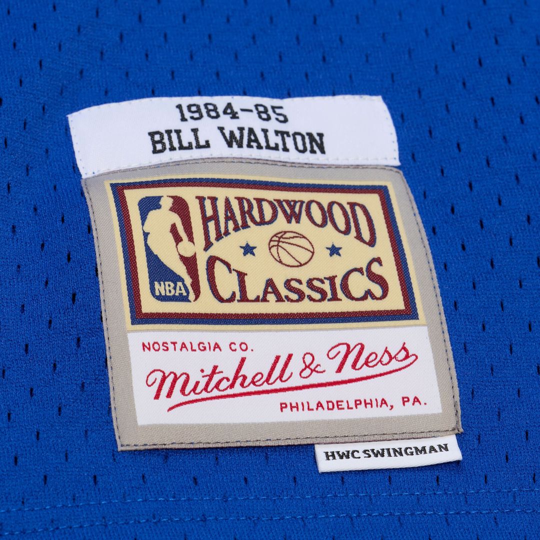 LA Clippers Bill Walton Mitchell & Ness 1984 - 85 Swingman Jersey - Royal