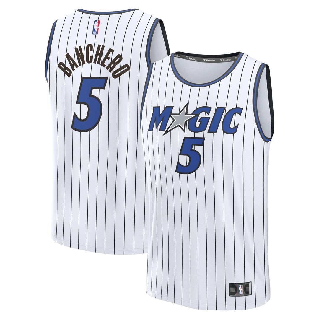 Orlando Magic Paolo Banchero Fanatics Fast Break Replica Player Jersey - Association Edition - White