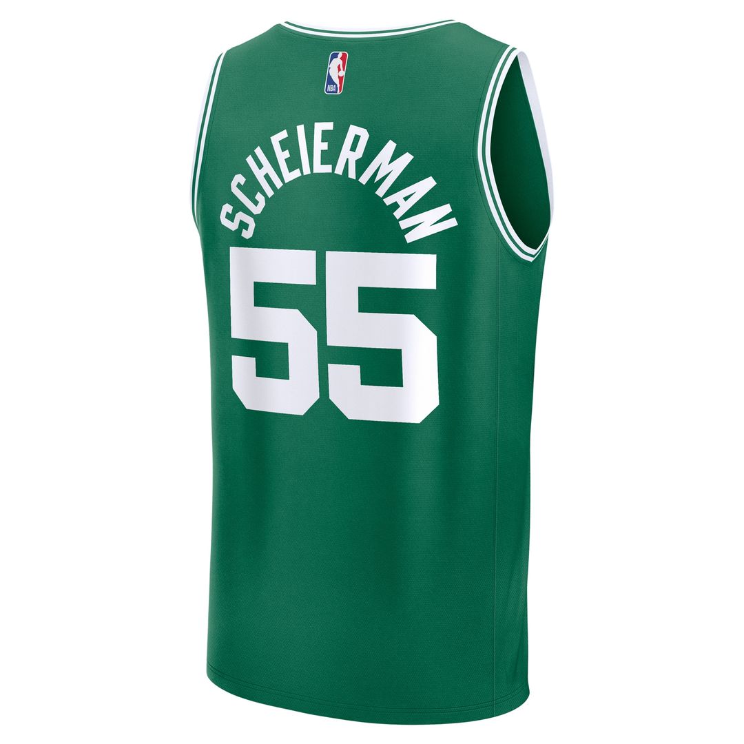 Boston Celtics Baylor Scheierman Fanatics Youth 2024 NBA Draft Fast Break Player Jersey - Icon Edition - Kelly Green