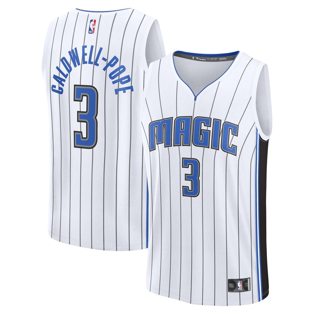 Orlando Magic Kentavious Caldwell - Pope Fanatics Fast Break Replica Player Jersey - Association Edition - White