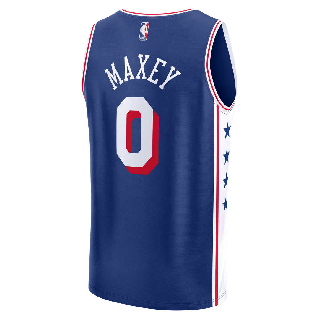 Philadelphia 76ers Tyrese Maxey Fanatics Youth Fast Break Replica Player Jersey - Icon Edition - Royal