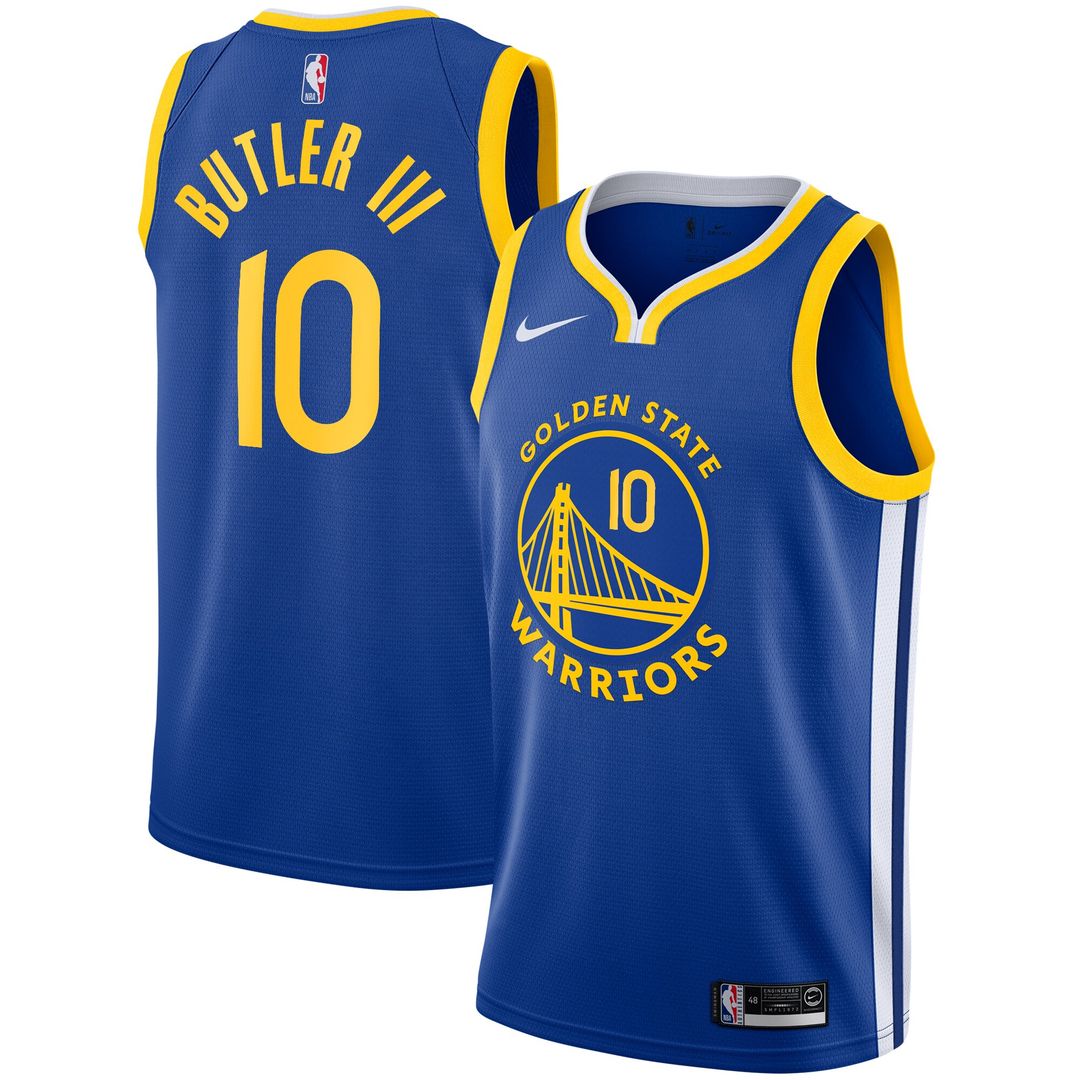 Golden State Warriors Jimmy Butler III Nike Youth Swingman Jersey - Icon Edition - Royal