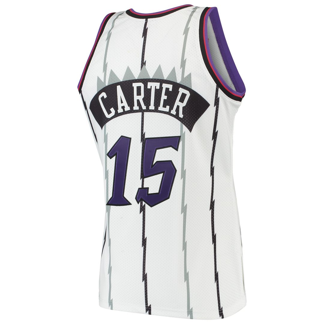 Toronto Raptors Vince Carter Mitchell & Ness 1998/99 Hardwood Classics Authentic Jersey - White