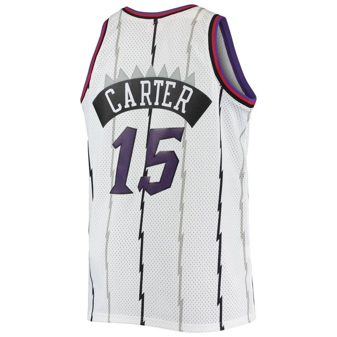 Toronto Raptors Vince Carter Mitchell & Ness 1998/99 Big & Tall Hardwood Classics Swingman Jersey - White