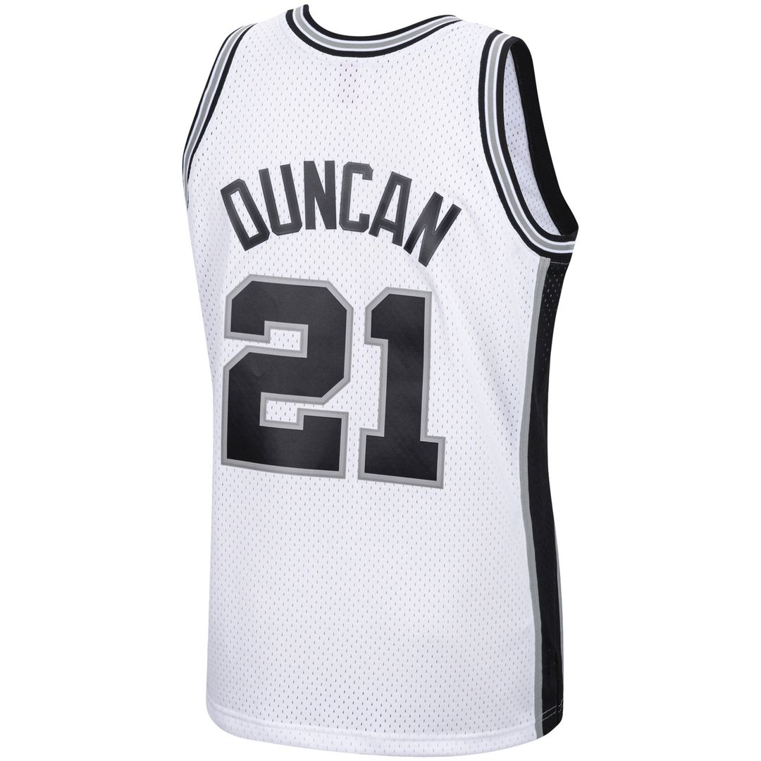 San Antonio Spurs Tim Duncan Mitchell & Ness 1998/99 Hardwood Classics Swingman Jersey - White