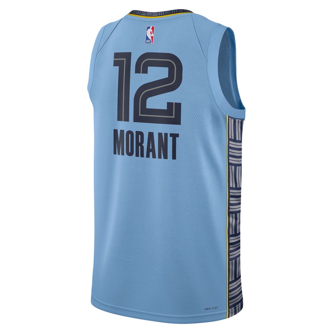 Memphis Grizzlies Ja Morant Jordan Brand Unisex Swingman Jersey - Statement Edition - Light Blue