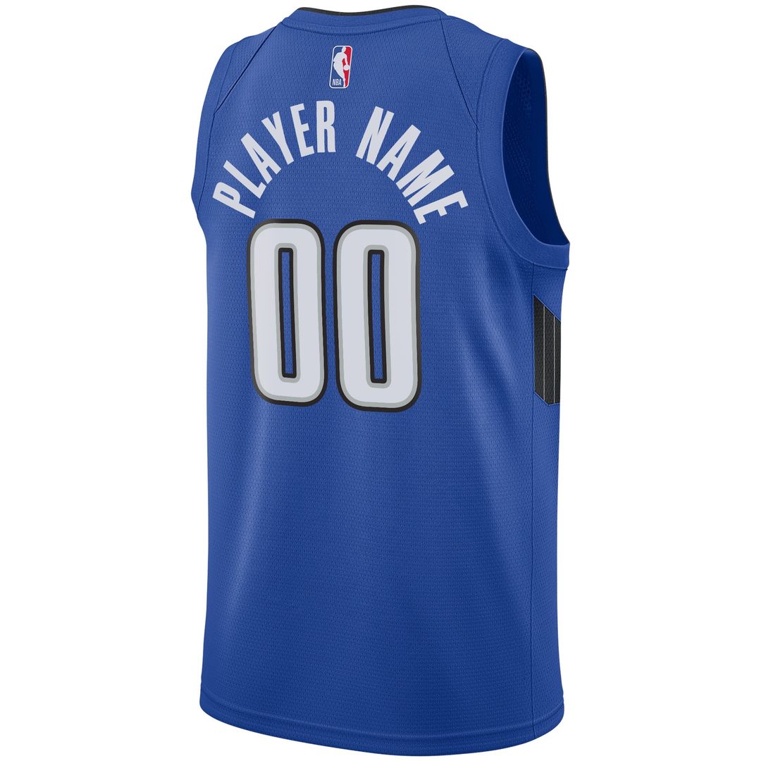 Orlando Magic Jordan Brand Swingman Custom Jersey - Statement Edition - Blue