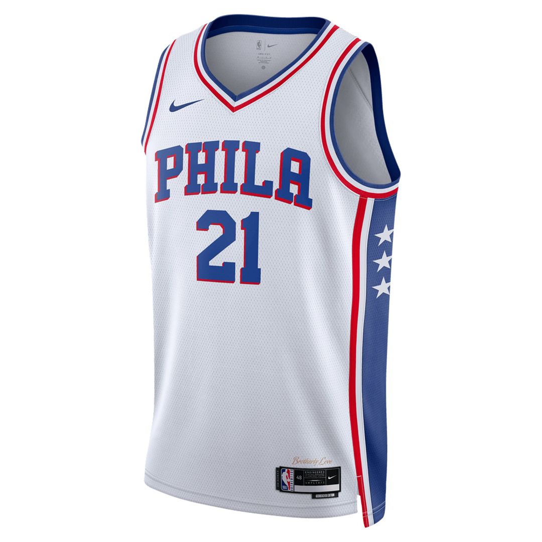 Philadelphia 76ers Joel Embiid Nike Unisex Swingman Jersey - Association Edition - White