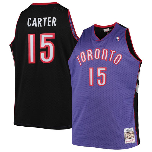Toronto Raptors Vince Carter Mitchell & Ness Big & Tall 1999/00 Hardwood Classics Swingman Jersey - Purple