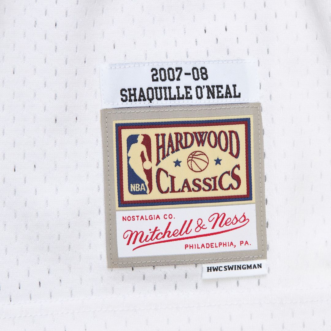 Miami Heat Shaquille O'Neal Mitchell & Ness 2007/08 Hardwood Classics Swingman Jersey - White