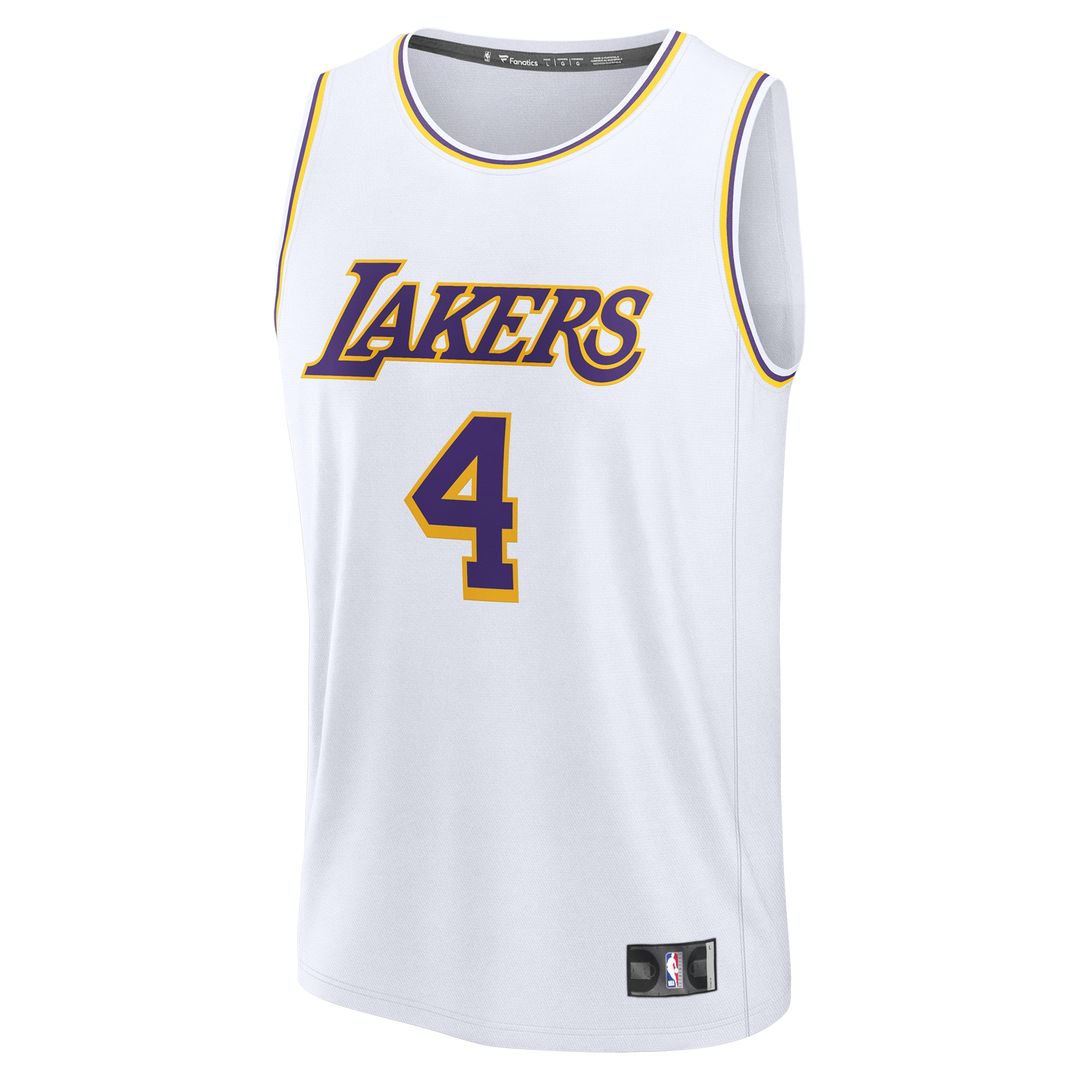Los Angeles Lakers Dalton Knecht Fanatics Fast Break Replica Player Jersey - Association Edition - White