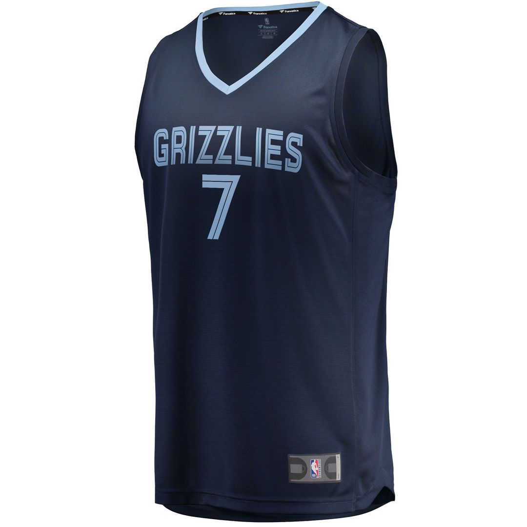 Memphis Grizzlies Santi Aldama Fanatics Fast Break Replica Jersey - Icon Edition - Navy