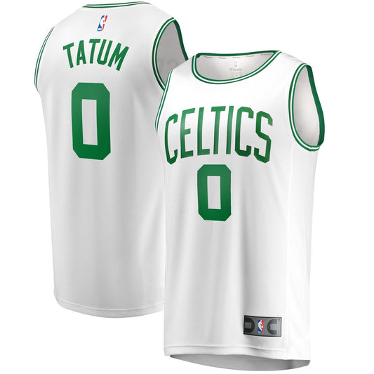 Boston Celtics Jayson Tatum Fanatics Fast Break Replica Away Jersey White - Association Edition