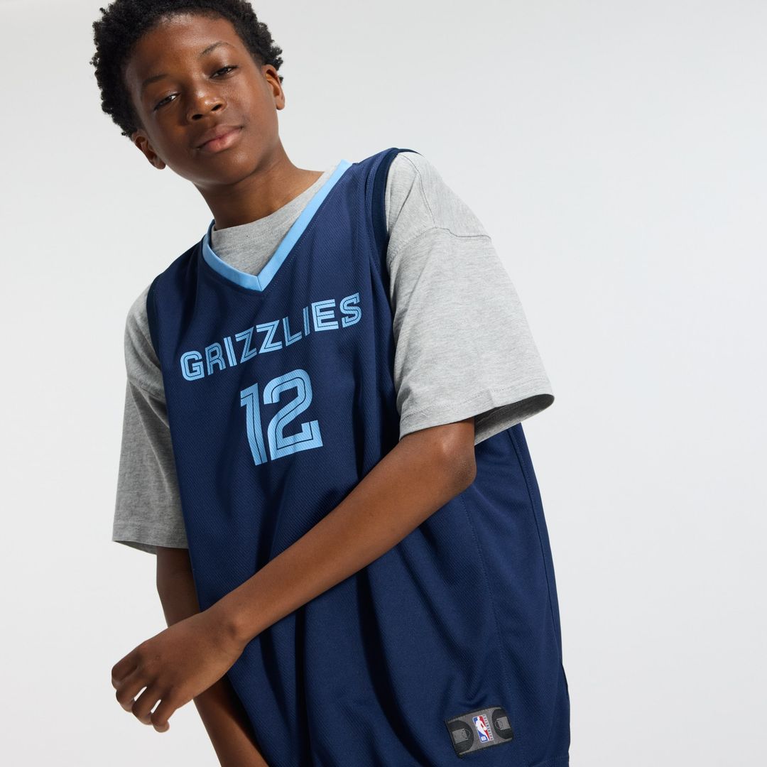 Memphis Grizzlies Ja Morant Fanatics Youth Fast Break Replica Player Jersey - Icon Edition - Navy