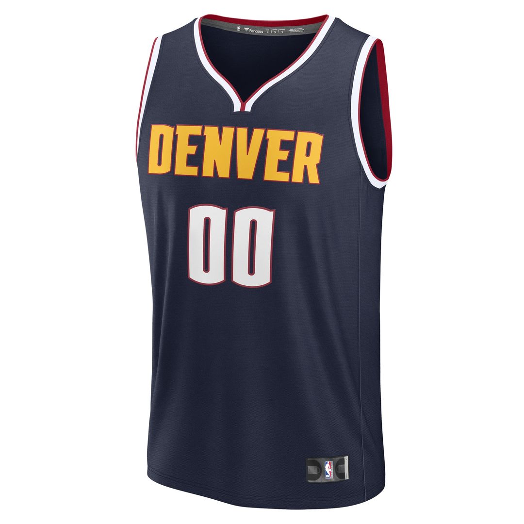 Denver Nuggets Fanatics Fast Break Custom Jersey - Statement Edition - Blue
