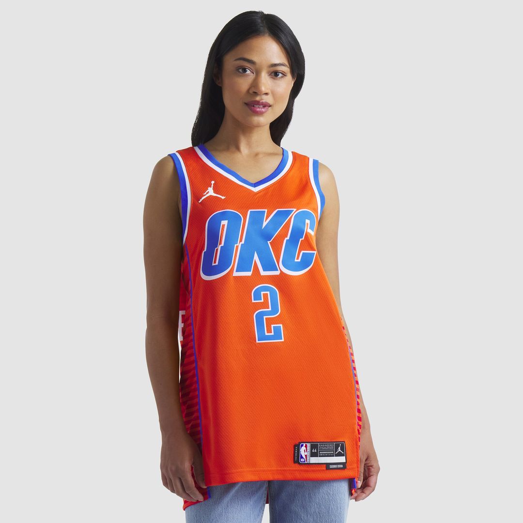 Oklahoma City Thunder Shai Gilgeous - Alexander Jordan Brand Unisex Swingman Jersey - Statement Edition - Orange