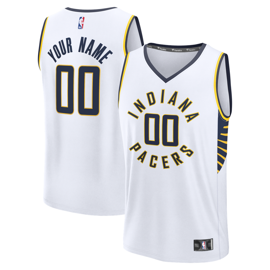 Indiana Pacers Fanatics Fast Break Custom Jersey - Icon Edition - White