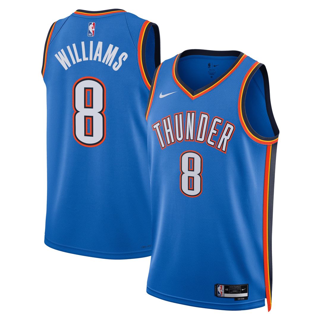 Oklahoma City Thunder Jalen Williams Nike Unisex Swingman Jersey - Icon Edition - Blue