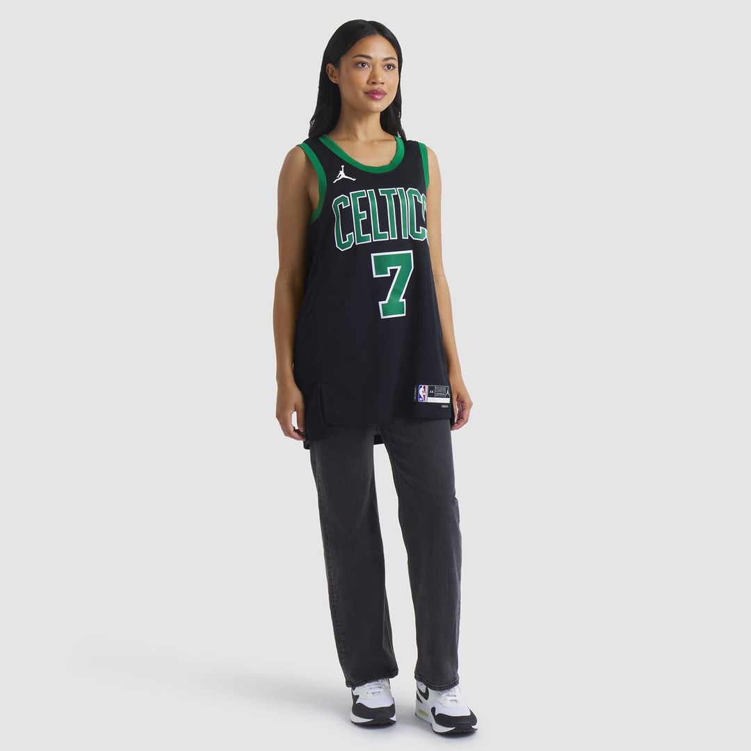 Boston Celtics Jaylen Brown Jordan Brand Unisex Swingman Jersey - Statement Edition - Black