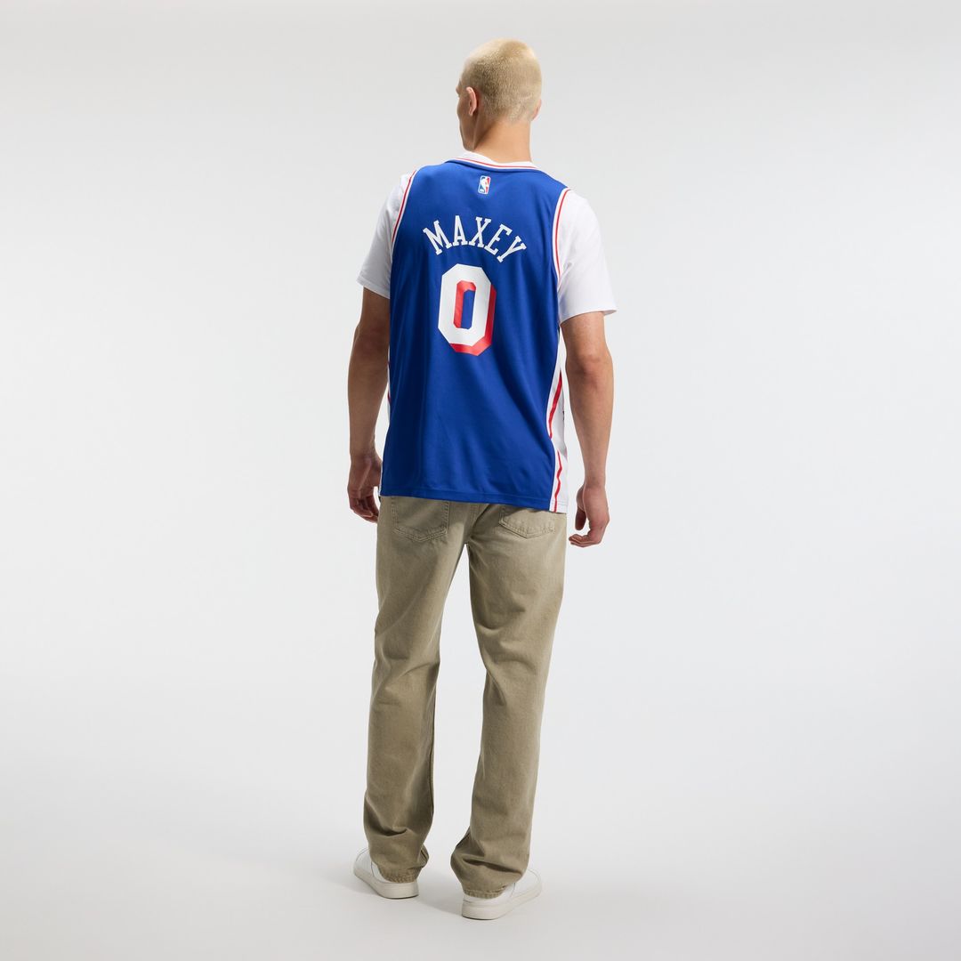 Philadelphia 76ers Tyrese Maxey Fanatics Fast Break Replica Player Jersey - Icon Edition - Royal
