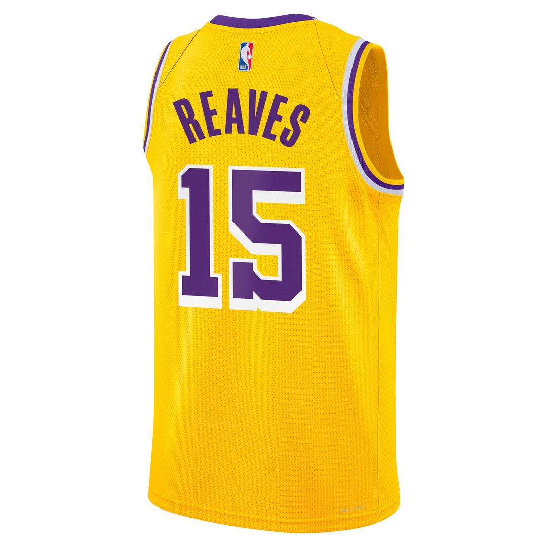 Los Angeles Lakers Austin Reaves Nike Youth Swingman Jersey - Icon Edition - Gold