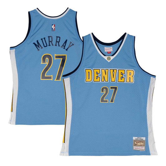 Denver Nuggets Jamal Murray Mitchell & Ness 2016/17 Throwback Swingman Jersey - Powder Blue