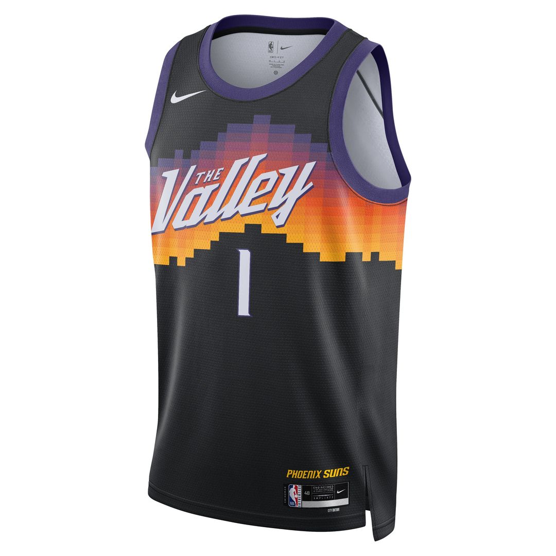 Phoenix Suns Devin Booker Nike Unisex 2025/26 Swingman Jersey - Black - City Edition