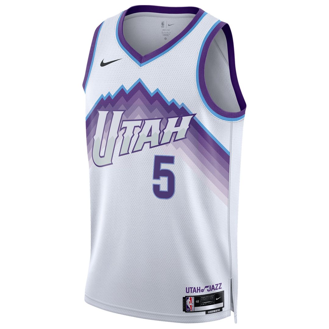 Utah Jazz Cody Williams Nike Unisex Swingman Jersey - Association Edition - White
