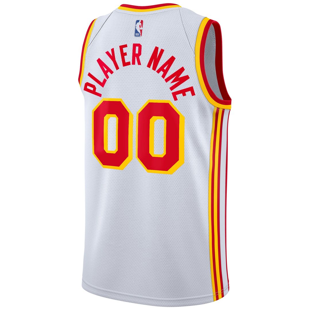 Atlanta Hawks Nike 2020/21 Swingman Custom Jersey - Icon Edition - Red