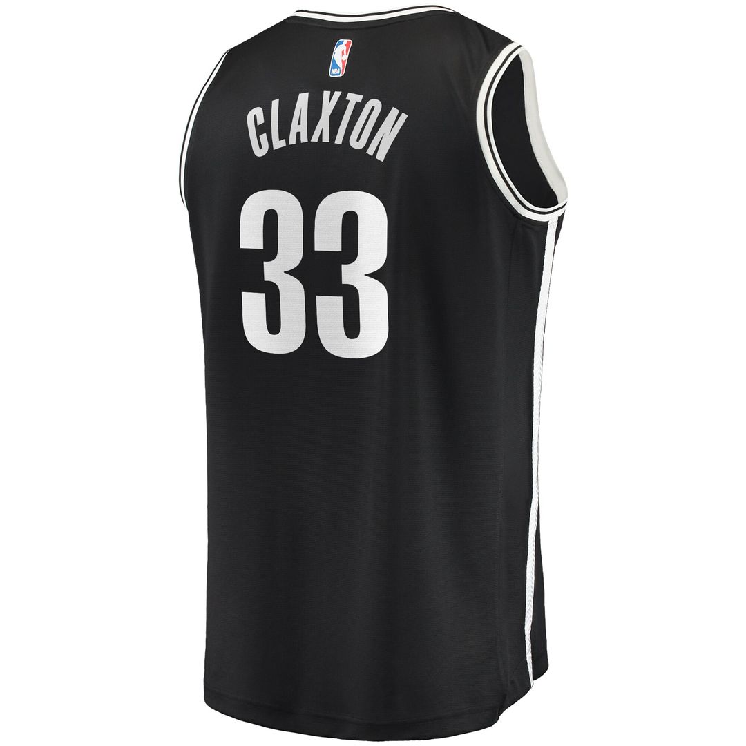 Brooklyn Nets Nicolas Claxton Fanatics Fast Break Player Jersey - Icon Edition - Black