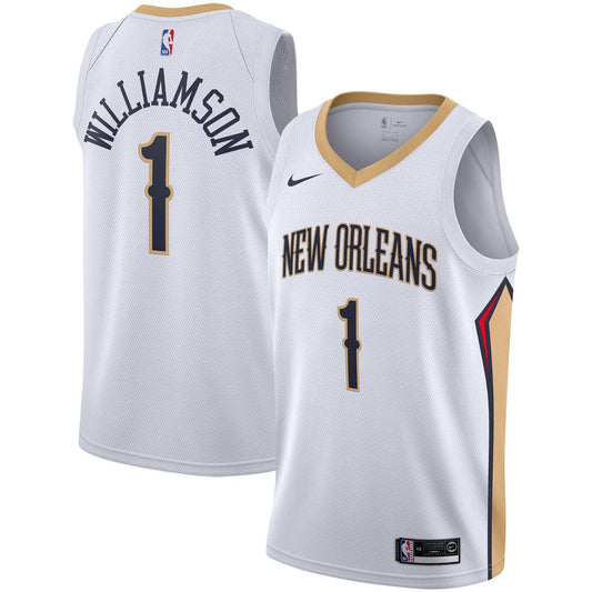 New Orleans Pelicans Zion Williamson Nike 2019/2020 Swingman Jersey - Association Edition - White