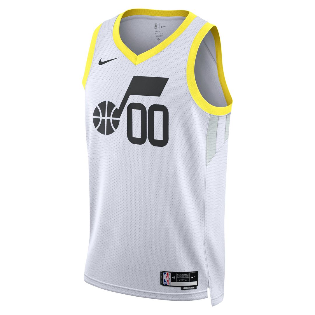 Utah Jazz Nike Unisex Swingman Custom Jersey Gold - Icon Edition