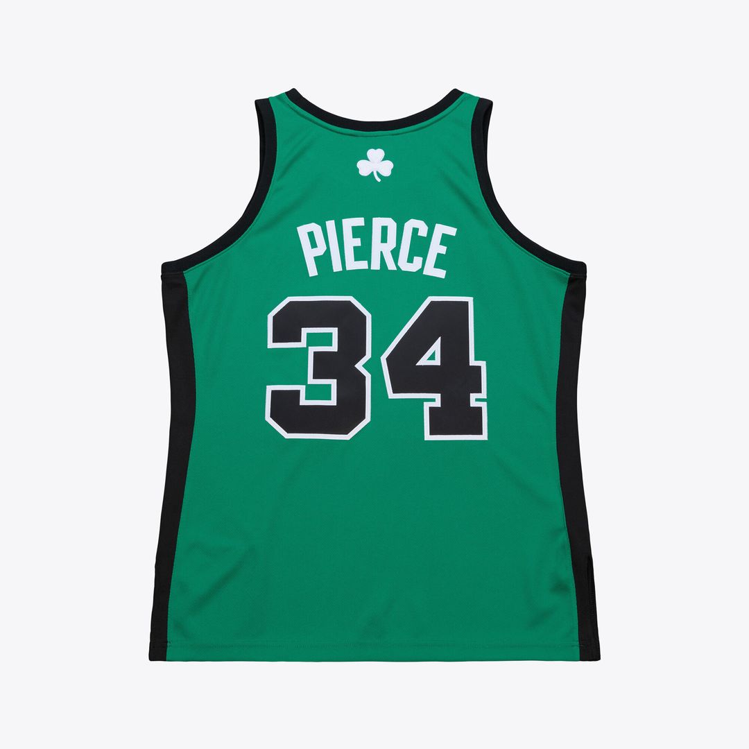 Boston Celtics Paul Pierce Mitchell & Ness 2007 - 08 Hardwood Classics Authentic Jersey - Kelly Green